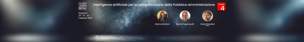 PANEL 4 – Intelligenza Artificiale per la semplificazione della Pubblica Amministrazione
